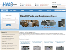 Tablet Screenshot of hvacbargain.com